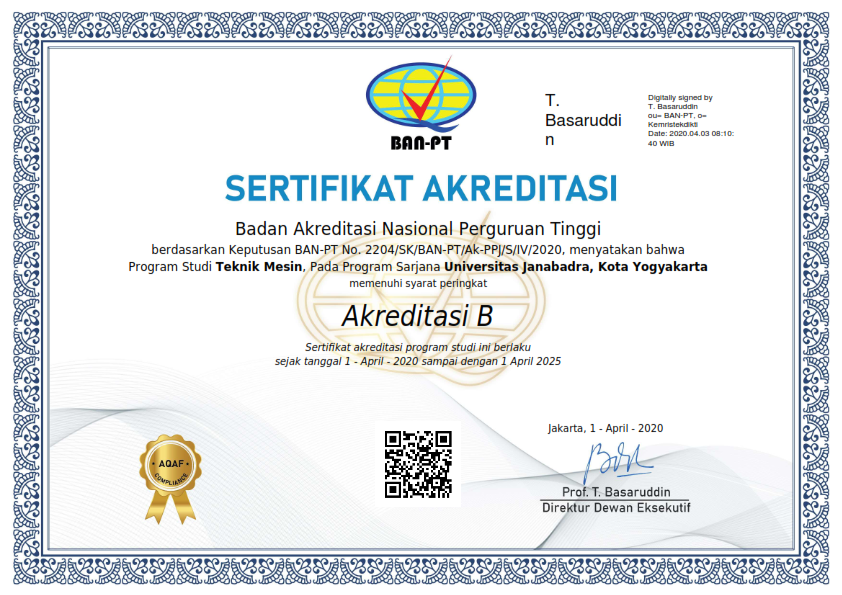 Mechanical Engineering Accreditation